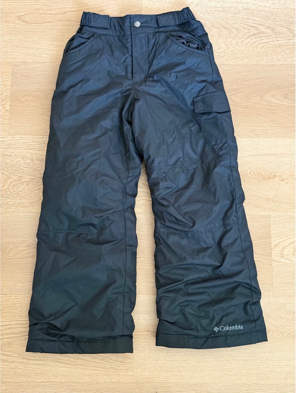 Columbia Boys Ice Slope II Insulated Snow Ski Pants Black Youth S (8) OUTGROWN.